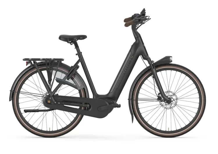 Gazelle Grenoble C8+ Black Mat Dames 2025 46 cm