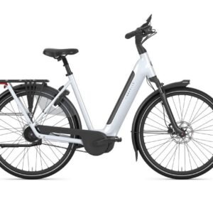 Gazelle Grenoble C5+ 600wh Frozen White Glans Dames 2027 49 cm